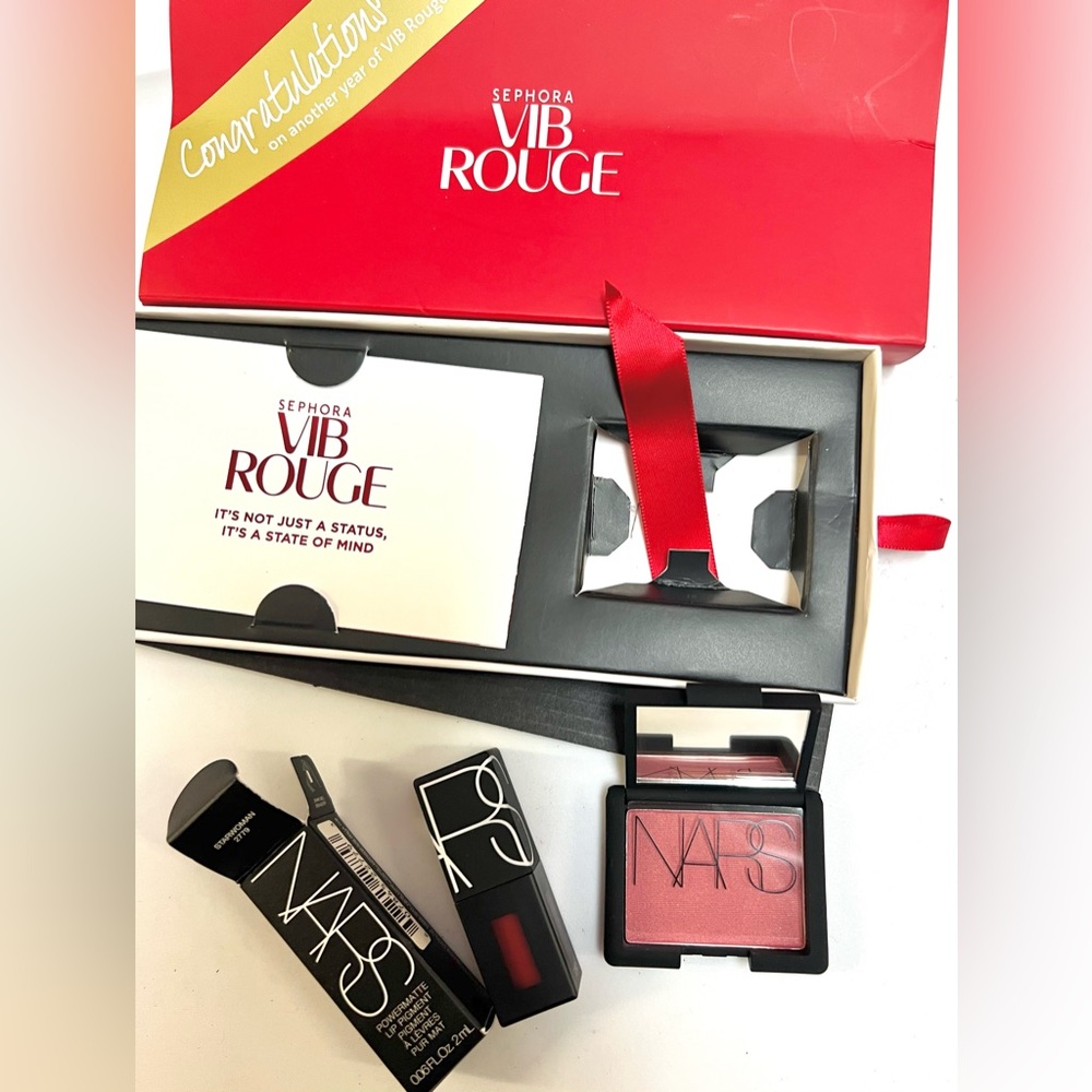 NARS Blush Goulue + PowerMatte Lip Pigment Starwomen New In Box 2 Travel Size